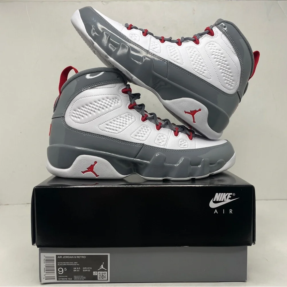 Nike Air Jordan 9 Retro “Fire Red” 2023 - Picture 1 of 4